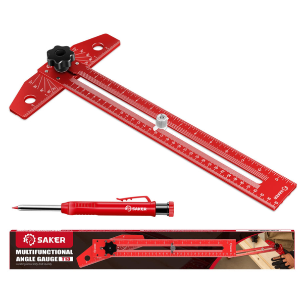 Saker Woodworking Scriber Marking Line Ruler