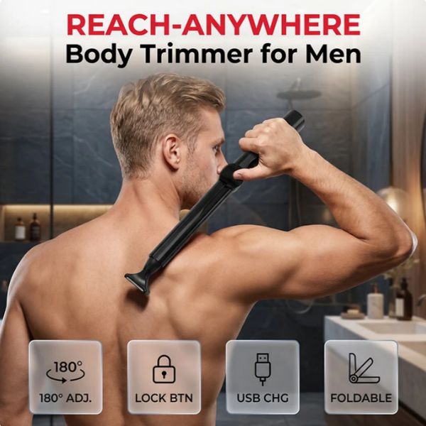 Sakerplus® Rechargeable Back Hair Remover