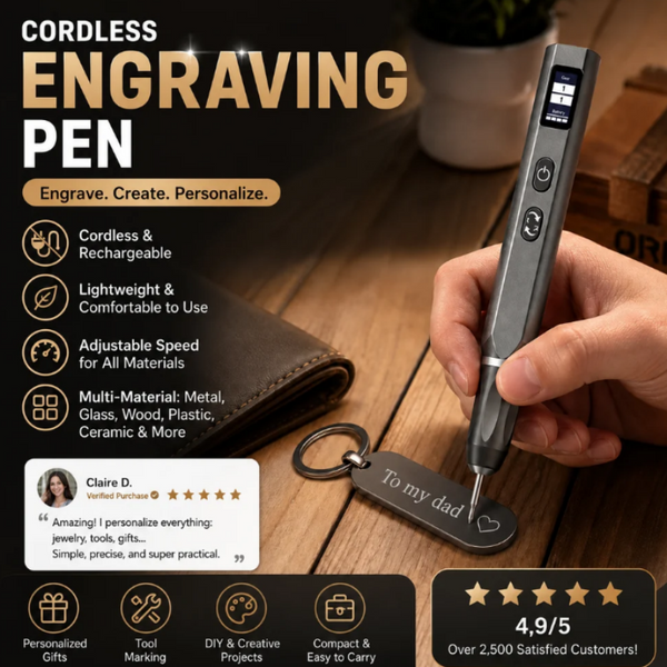 Sakerplus® Portable Two-Speed Mini Engraving Pen