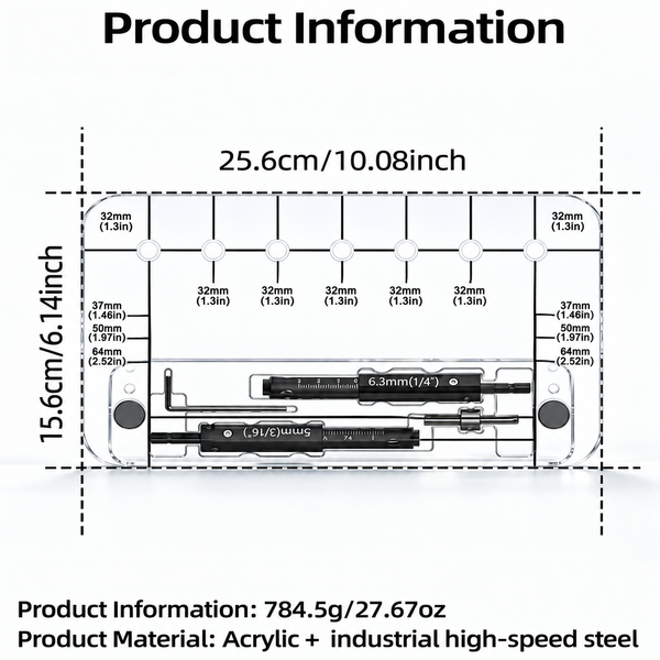 Sakerplus® Precision Shelf Pin Drilling Jig