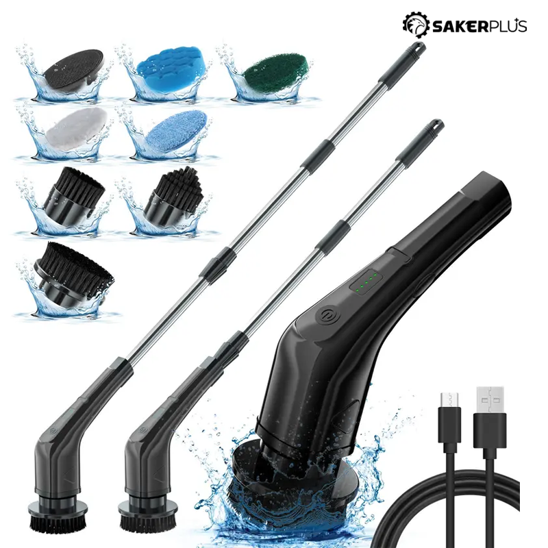 Serplex Scrubber Sakerplus® Electric Spin Scrubber Cleaning Kit