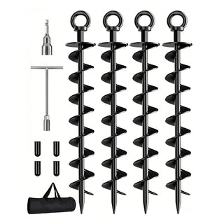 Sakerplus® Ground Anchor Screw In Spiral Anchors