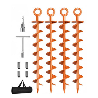 Sakerplus® Ground Anchor Screw In Spiral Anchors