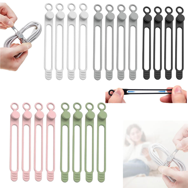 Organizador de cables de silicona Sakerplus®
