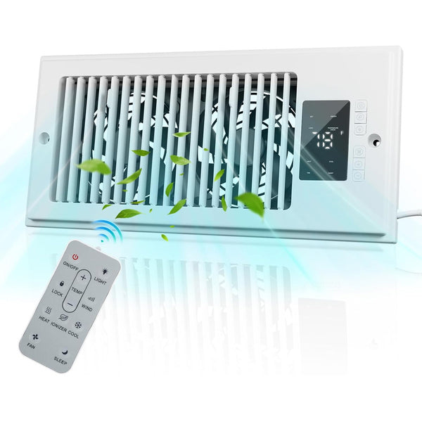 Sakerplus Quiet Register Booster Vent Fan