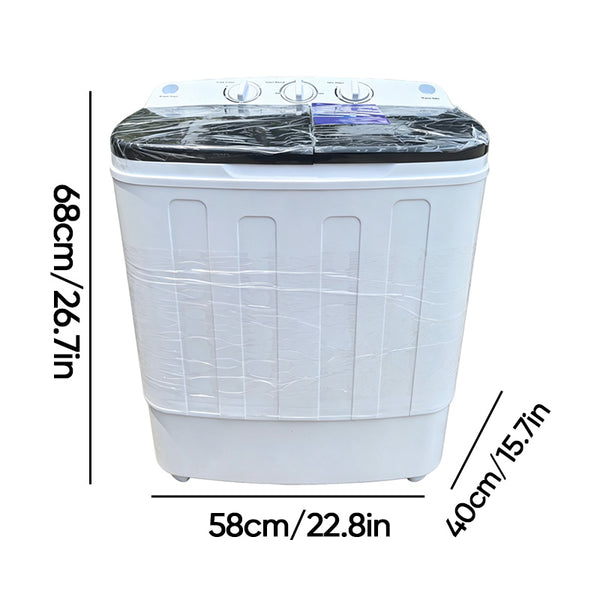 Sakerplus® Twin Tub Mini Washer and Dryer Combo