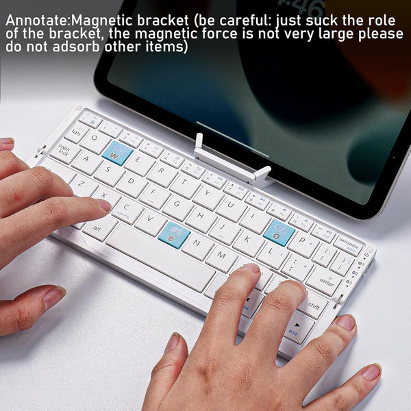 Teclado inalámbrico Bluetooth Saker con panel táctil