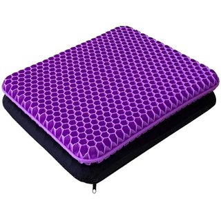 Cojín de asiento de gel morado extragrande Sakerplus®