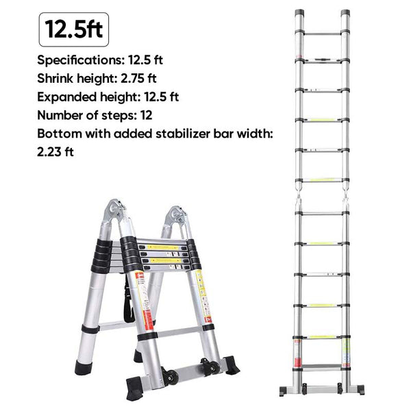 Escalera extensible plegable portátil Sakerplus®