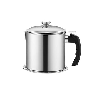 Sakerplus® Stainless Steel Oil Pot with Filter