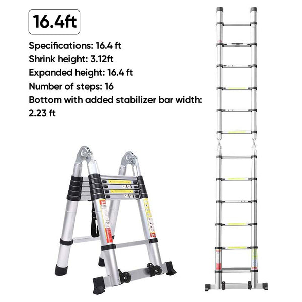 Escalera extensible plegable portátil Sakerplus®