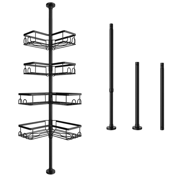 Sakerplus® Adjustable Corner Shower Caddy Organizer