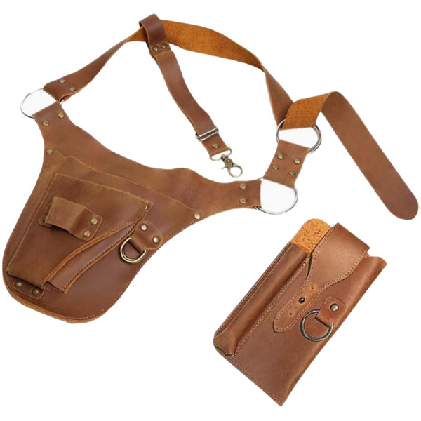 Saker® Leather Garden Tool Belt Holster