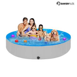 Sakerplus® Extra Large Foldable Swimming Pool