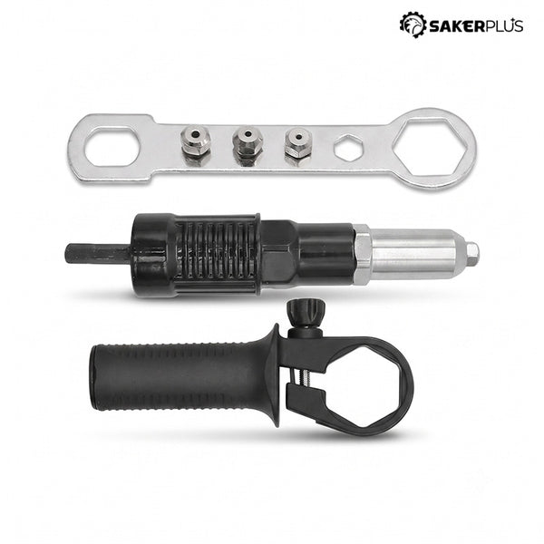 Sakerplus® Electric Rivet Gun Power Drill Adapter