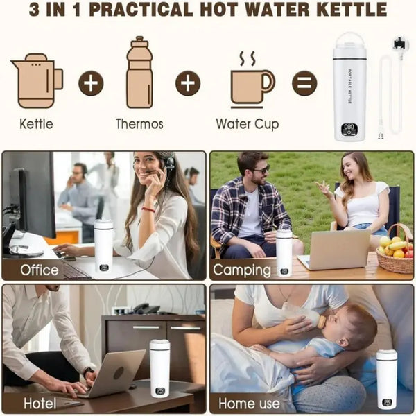 Sakerplus® Stainless Steel Small Electric Kettle