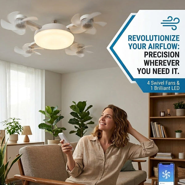 Sakerplus® Remote Control Ceiling Fan Light Bulb