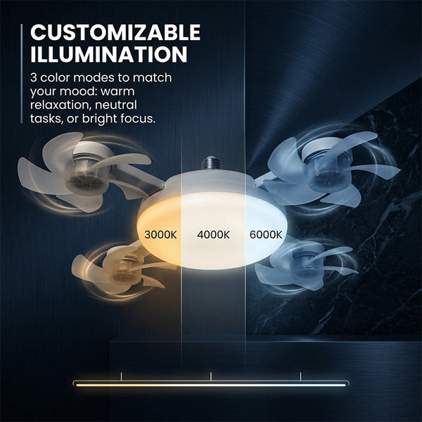 Sakerplus® Remote Control Ceiling Fan Light Bulb